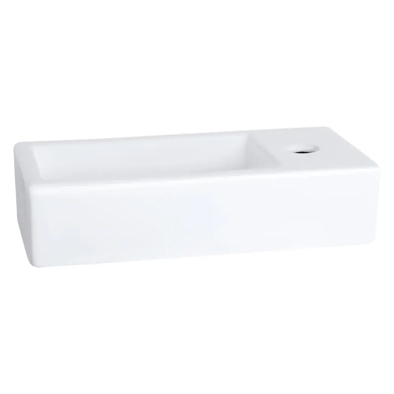 Finale Uitverkoop Differnz Ravo fontein keramiek - 38.5 x 18.5 x 9.5 cm - wit