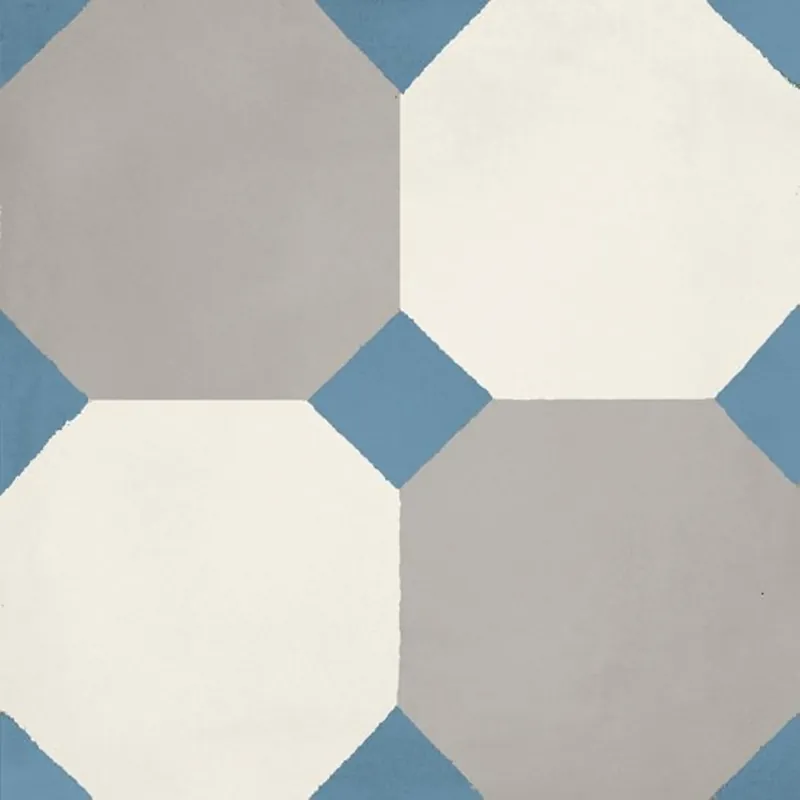 Korting JOS. Hidro VLtegel Decor 197X197 8 Sided Blue 8.3mm Mat