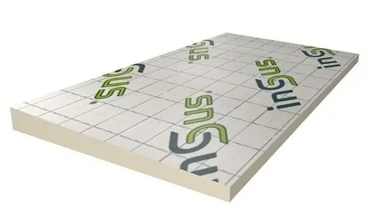 Lage Prijs PIR afschot 2-zijdig aluminium 1200x1200x40/50mm Rd:2.03 (per plaat 1,44m²)