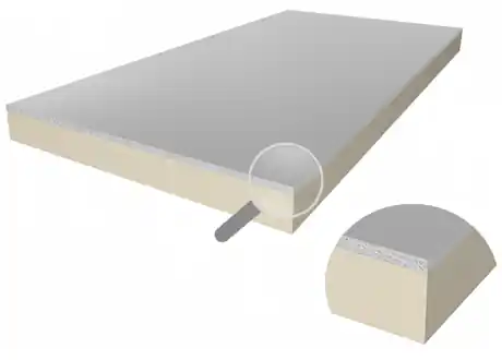 PIR + Fermacell 2600x600x20+10mm Rd:0,95 (=1,56 m²) Op = Op
