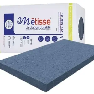Favoriet Metisse katoenvezelplaten 1200x600x60mm Rd:1.50 10pl/pak (=7,20 m2)
