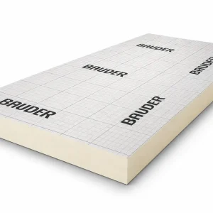 Beste Prijs Bauder PIR 2-zijdig aluminium 2400x1200x120mm Rd:5.45 (2,88 m²)