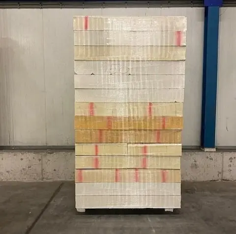 B-keus PIR 2-zijdig aluminium 1200x600x150mm Rd:6.80 (=0,72m²) Fabrieksprijs