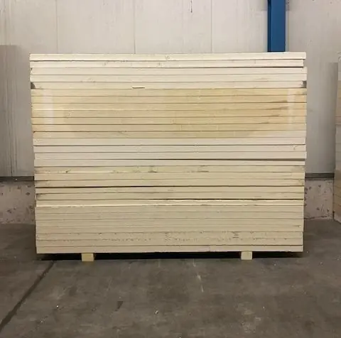 B-keus PIR 2-zijdig aluminium kraft 2400x1200x60mm Rd:2.80 (2,88m²) Laatste Versie