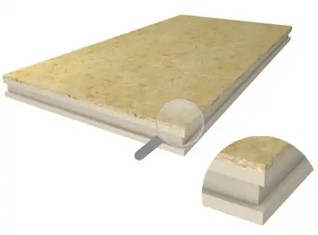 PIR + OSB vloerplaten 1200x600x90+9mm T&G Rd:4.05 (=0,72m²) Beperkte Voorraad
