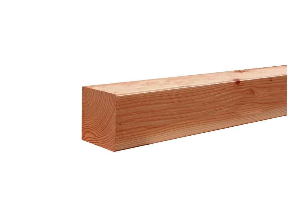 Dagaanbieding Geschaafde palen Redwood verlijmd 14x14x400cm (UITLOPEND)