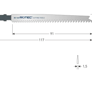 Voordeelprijs Decoupeerzaagblad DC140 / T234X (vpe 2)