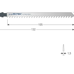 Decoupeerzaagblad DC230 (vpe 2) Aanbieding