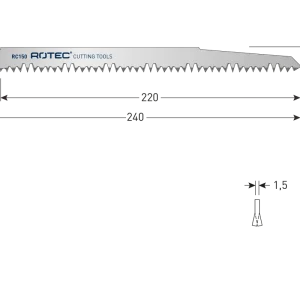 Betaalbaar Reciprozaagblad RC150 / S1531L (vpe 2)