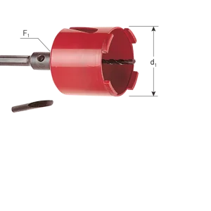 Diamant dozenboor ‘ECO’, M16-opname, ø82 Incl. SDS-plus adapter en centreerboor Actieprijs