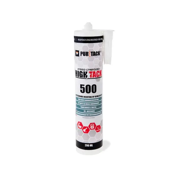 Goedkoop PURTACK 500 High tack 290 ml zwart