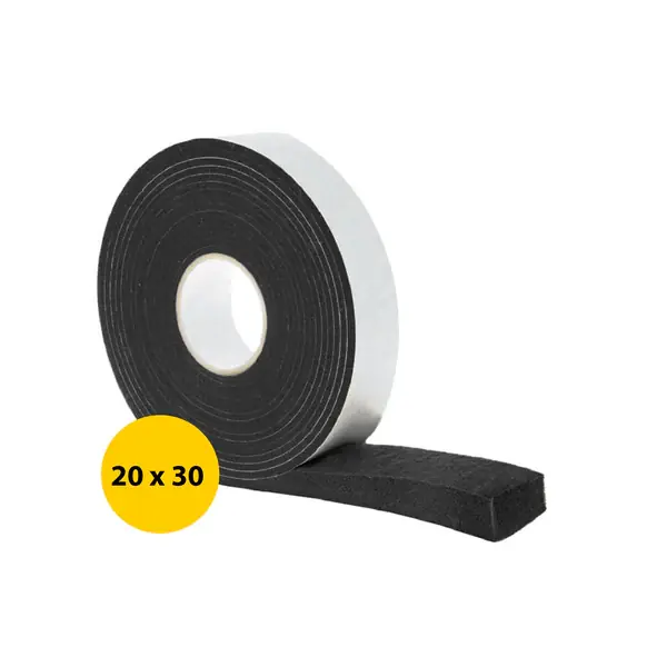 PURTACK compriband BG1 zwart 20/5-12 | 5,6m per rol Actieprijs