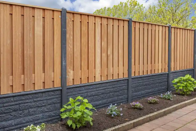 Antraciet hoekpaal beton Geul 10 x 10 x 280 cm Premium