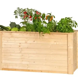 Verhoogde plantenbak Neckar, onbehandeld vuren, B150 x D76 x H79cm Must-Have