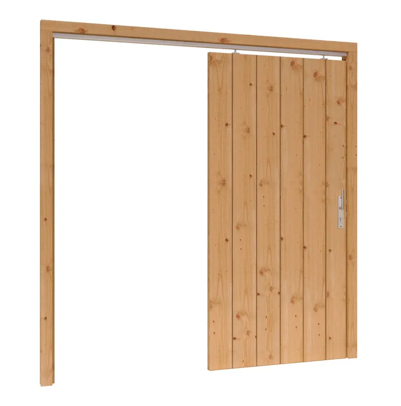 Aanbieding DOUGLAS Opgeklampte Schuifdeur XL 1200x1950mm naar LINKS opn, excl. kozijn/hang & sluitwerk