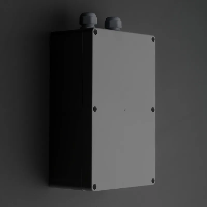 Wandbox | IP65 | zwart Alleen Vandaag