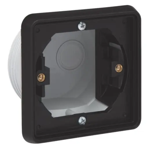 Niko Hydro IP56 inbouwunit 1V zwart Flitsaanbieding