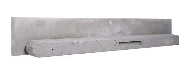 Hoge Kwaliteit Betonplaat stampbeton 25 x 3,5 x 225 cm, grijs.