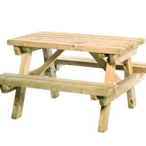 Express Levering Junior picknicktafel Björn, bladmaat 90 x 38,5 cm, groen geïmpregneerd.