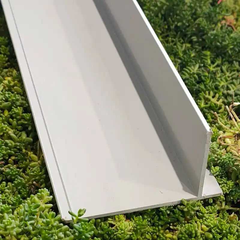 Scheidingsprofiel PVC + klittenbandstrip (2 m) Seizoensaanbieding