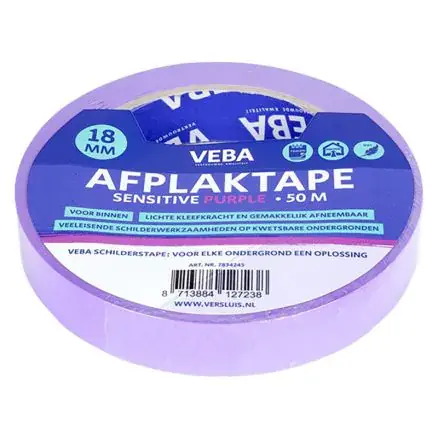AFPLAKTAPE SENSITIVE PURPLE 18mm Goedkoop