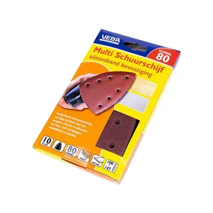 Koopje MULTI SCHUURSCHIJF KLIT 7G P80 10ST