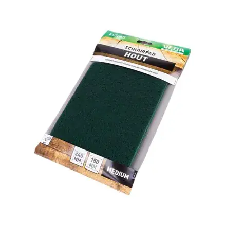Koop Online SCHUURPAD HOUT (GR)150X240MM 2ST