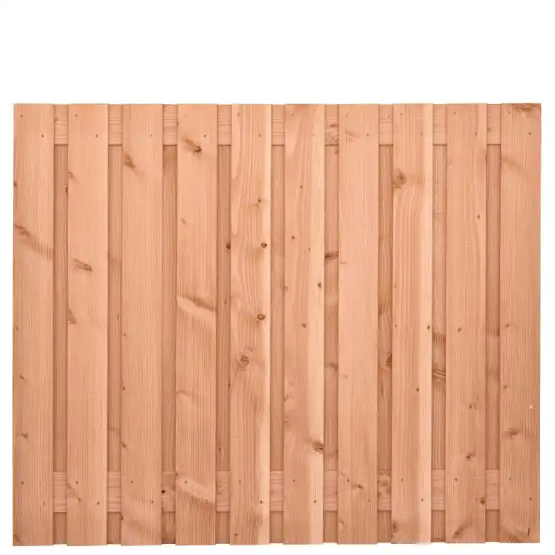 Speciale Aanbieding Douglas geschaafd plankenscherm 21-planks 16 mm, 180 x 150 cm t.b.v. betonsysteem, onbehandeld.