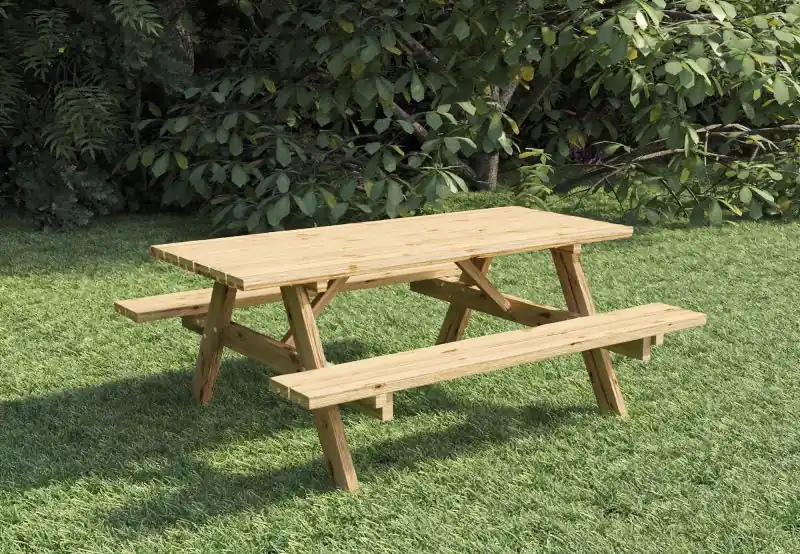 Laatste Kans Picknicktafel Excellent 220 cm vuren gedroogd, groen geïmpregneerd