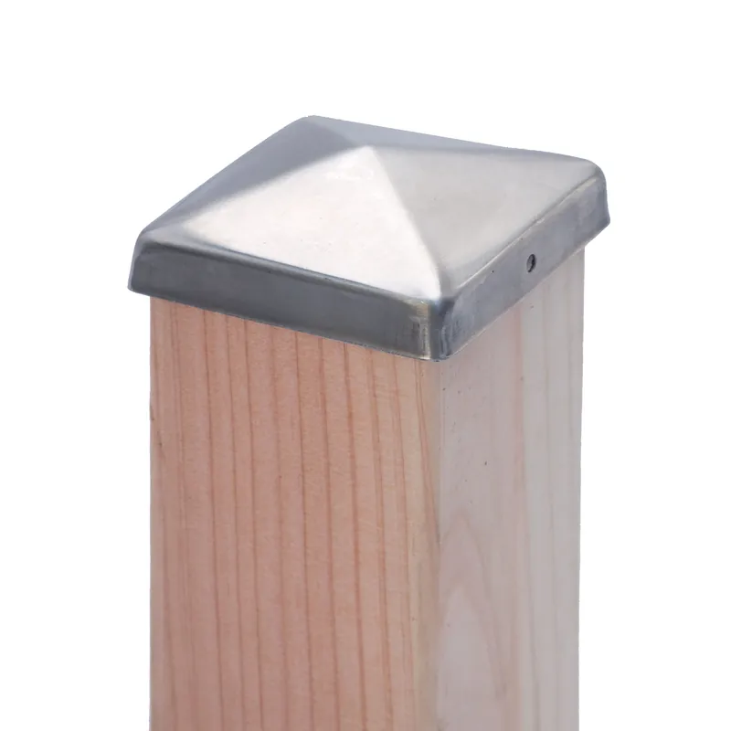 Tijdelijk Beschikbaar Paalornament Pyramide RVS 12×12 cm