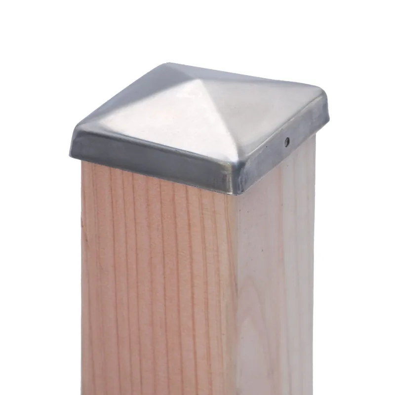 Bestel Nu Paalornament Pyramide RVS 15×15 cm