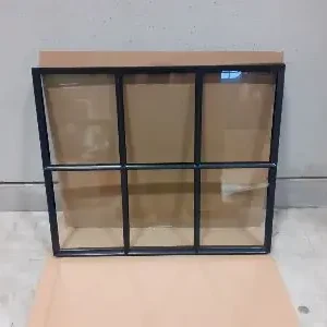 Stalen raam 980x820mm vast dubbel glas Exclusieve Aanbieding