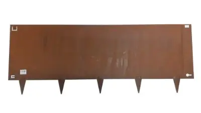 Kantopsluiting cortenstaal 1060x400x1,5mm Beperkte Voorraad