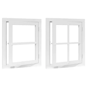 DOUGLAS Vleugelraam RD enkel 642×812 +kozijn 776x946mm wit gegrond Aanbieding