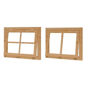 DOUGLAS Uitzetraam kozijnmaat 946×776 sponningmaat 812x642mm onbeh. Flitsaanbieding