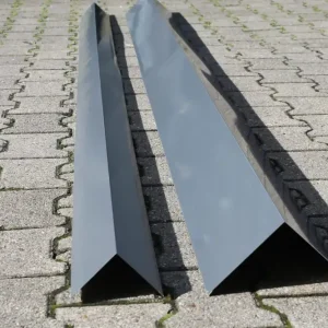Vlakke nokken donker grijs 150cm Flitsaanbieding