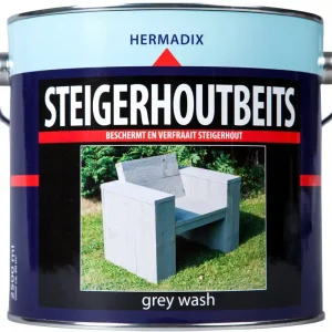 Populair Steigerhoutbeits Greywash 750ml