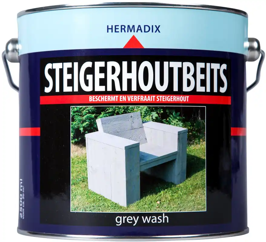 Populair Steigerhoutbeits Greywash 750ml