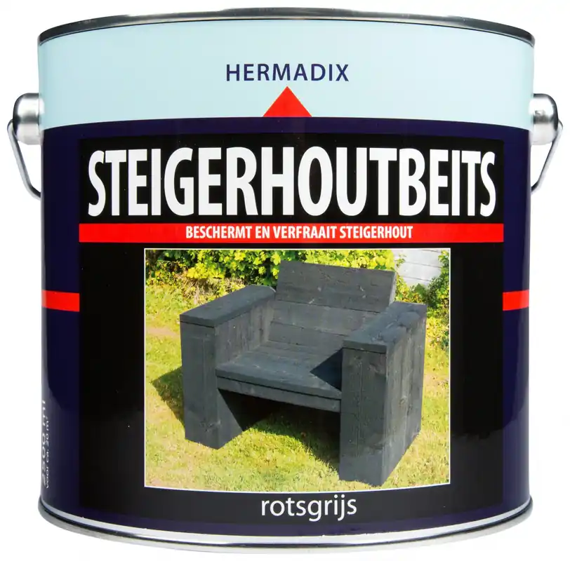 Steigerhoutbeits Rotsgrijs 750ml Premium