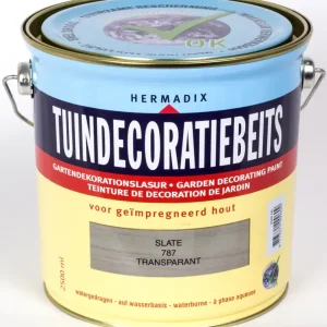 Hermadix tuindecoratiebeits transparant Slate 750ml Flitsaanbieding