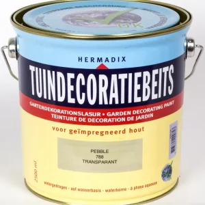 Hermadix tuindecoratiebeits transparant Pebble 2500ml Voordeelprijs
