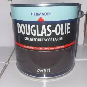 Dagaanbieding Douglas-olie Zwart 2500ml