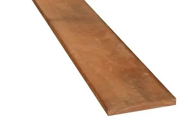 Fijnbezaagde hardhouten plank 2,0 x 15 x 400cm, angelim vermelho Fabrieksprijs
