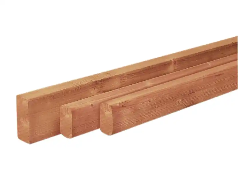 Douglas geschaafde regel 4,5 x 7,0 x 250 cm, onbehandeld. Seizoensaanbieding