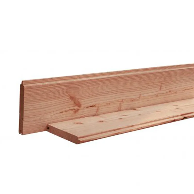 Douglas geschaafd blokhutprofiel 2,8 x 19,5 x 300 cm, onbehandeld. Betaalbaar