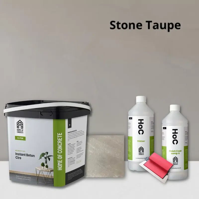 Must-Have Stone Taupe Beton Ciré – 10m2 set