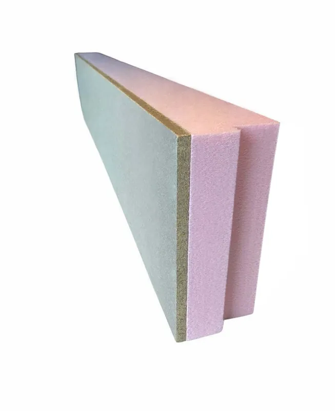 Aanbieding Geïsoleerde kantplank 10mm grijs XPS 150mm 1250x150x160mm Rd waarde 4,17