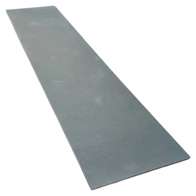 Ongeïsoleerde kantplank 8mm Antraciet 1250x150x8mm Uitverkoop