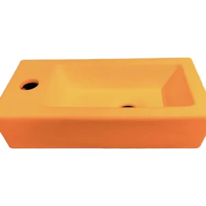 Snelle Levering Best-design "farnetta" fontein links 37 x 18 x 9 cm mat-oranje