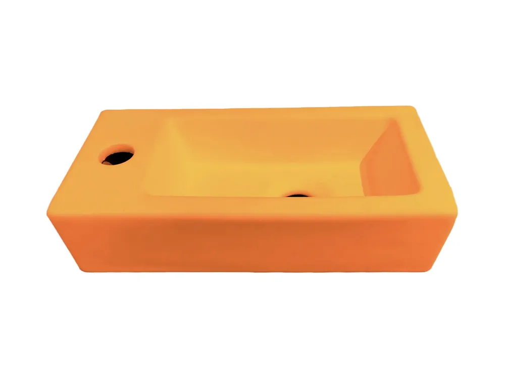 Snelle Levering Best-design "farnetta" fontein links 37 x 18 x 9 cm mat-oranje
